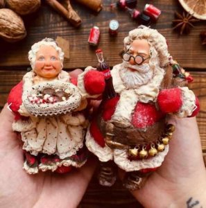 Санта Клаус. Уникальный образ из иллюстраций. Mr. and ms. Claus.jpeg